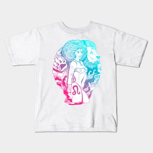 Dual Color Leo Beauty Kids T-Shirt